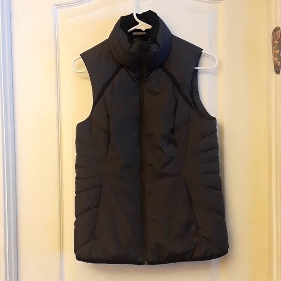 Like New Champion C9 High Collar Dark Grey Puffer Vest - Picture 2 of 13